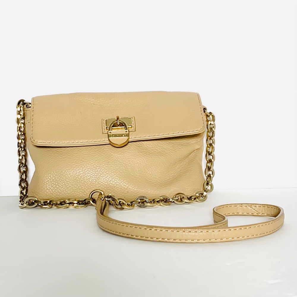 Calvin Klein Pebble Leather Crossbody Bag GUC